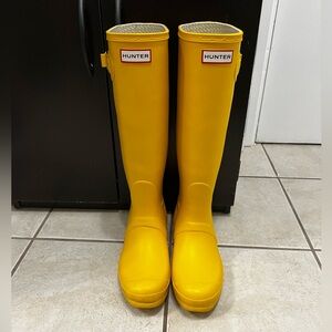 Hunter Yellow Rain Boot